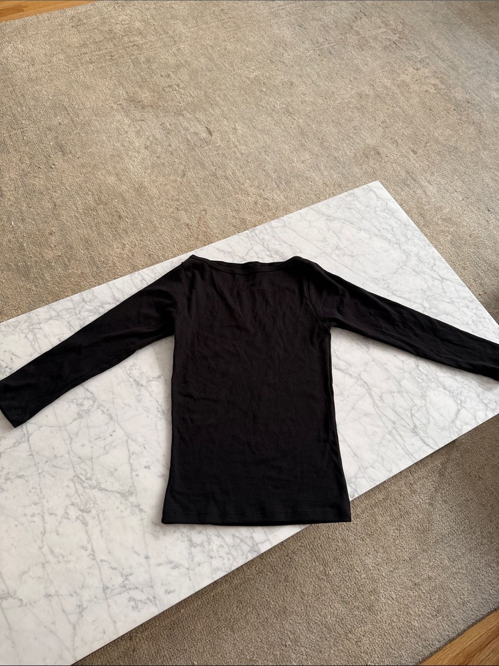 Los Angeles apparel boat neck quarter sleeve